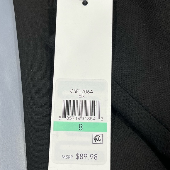 Calvin Klein Black Two-Button Blazer Size 8 - Picture 11 of 14